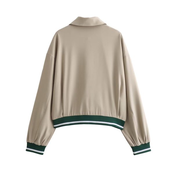 Quality Baseball Uniform Jacket For Women. - Image 2