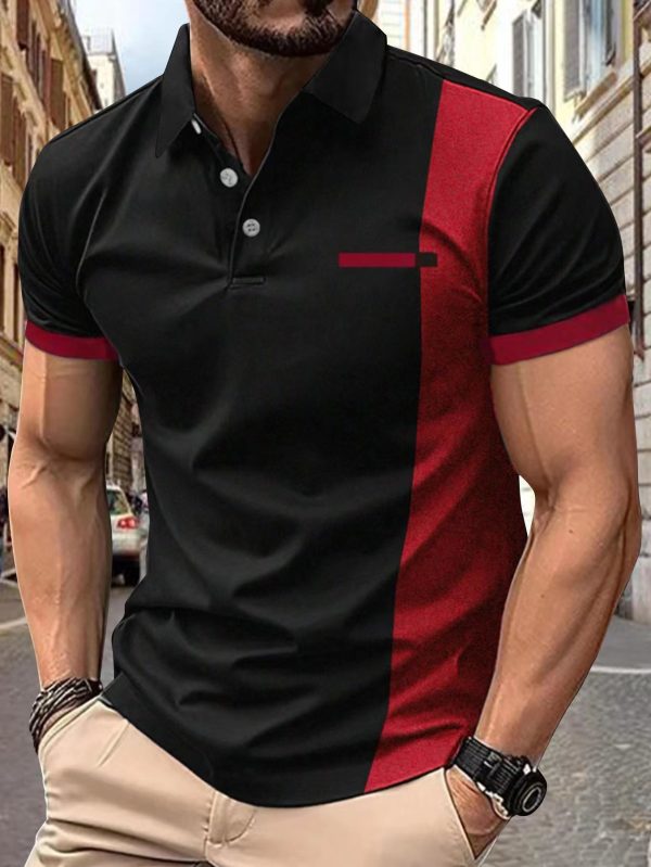 Quality Stripes Men's Sports Polo Shirt - Image 5