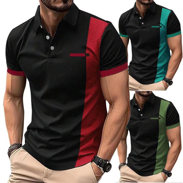 Quality Stripes Men's Sports Polo Shirt - Image 7