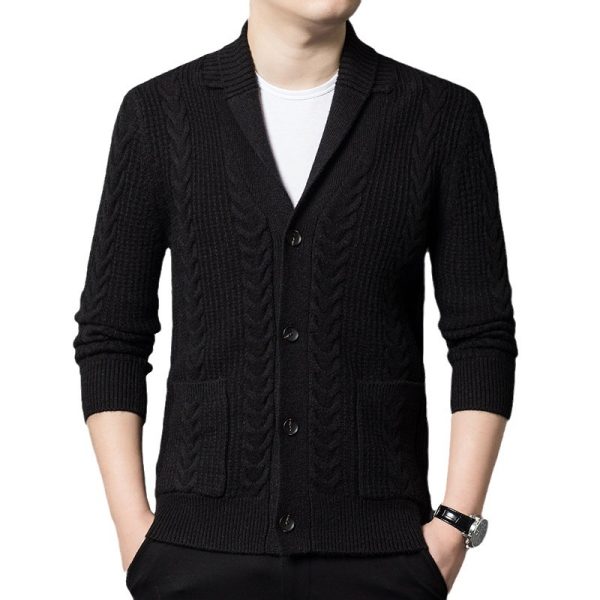 Quality Comfortable Knitted Cardigan For Men - Image 2