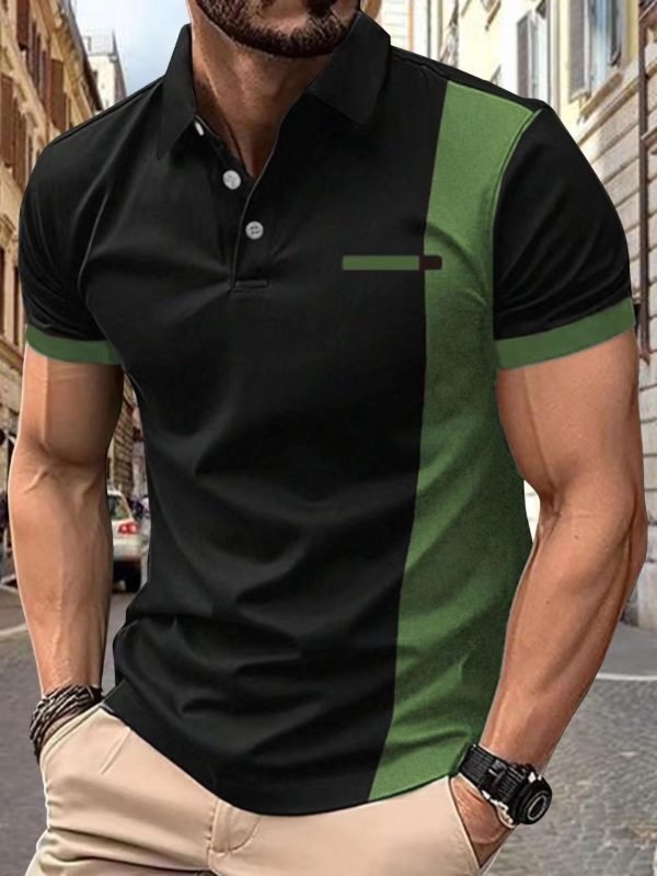 Quality Stripes Men's Sports Polo Shirt - Image 6