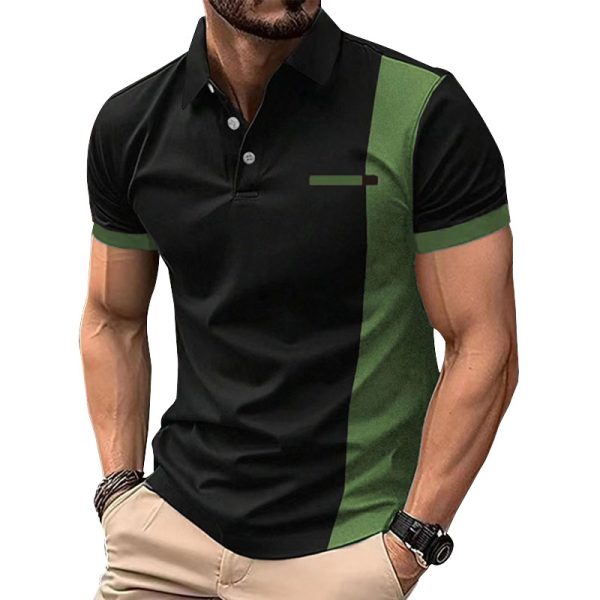 Quality Stripes Men's Sports Polo Shirt - Image 3