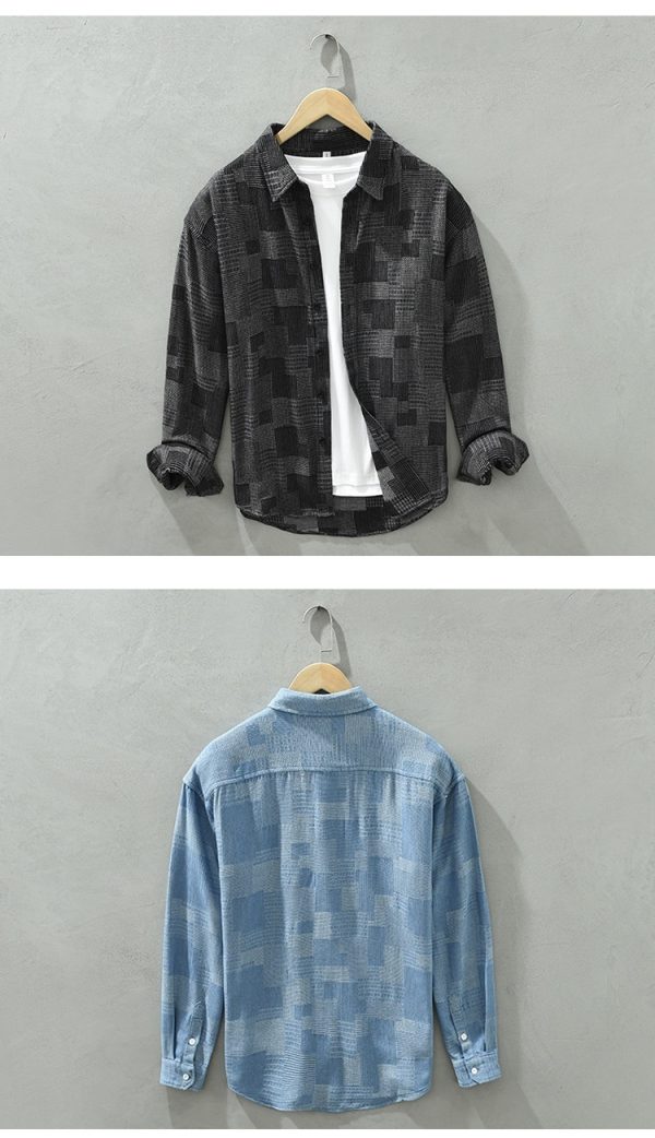 Quality Denim Long-sleeved Shirt. - Image 4